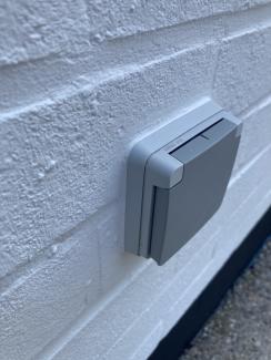 detail afwerking schilderwerking buiten
