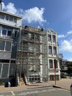 Gevel in stellingen